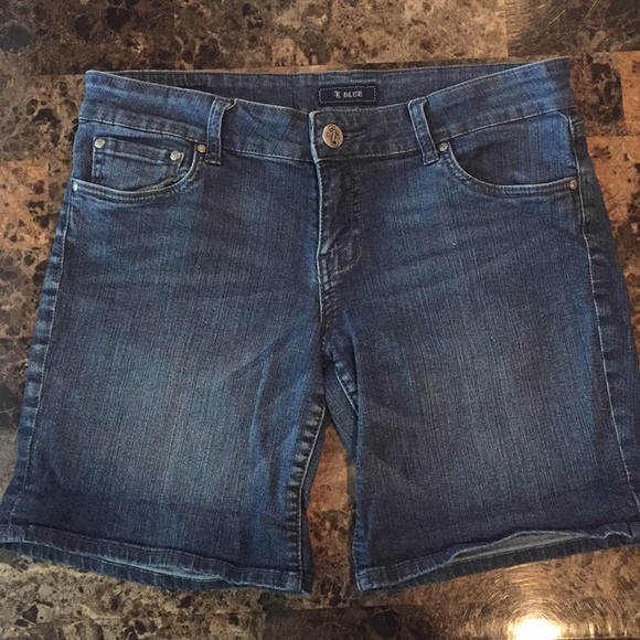 Blue Denim Shorts - Picture 4 of 4